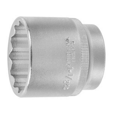 HOLEX 1/2 inch Drive Socket, 12 pt, 1-1/2 inch 642122 1.1/2